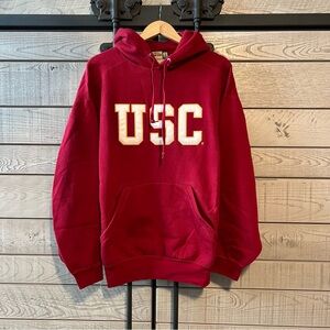 USC Trojans Russell Athletic Red Fleece Pullover Hoodie